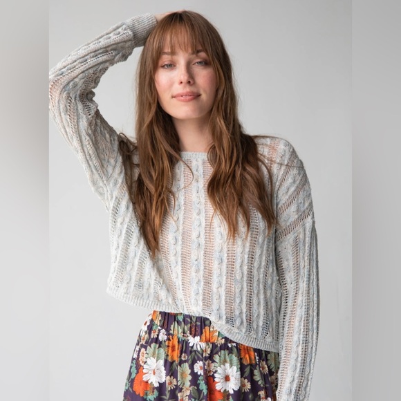 NWT Natural Life Open Knit Sweater - Picture 2 of 10